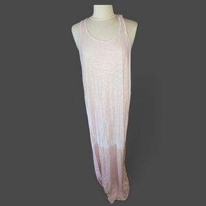 Soft Joie Pink Ombre Maxi Dress Sleeveless, Gathered Back